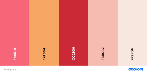 Analogous Colour Palette