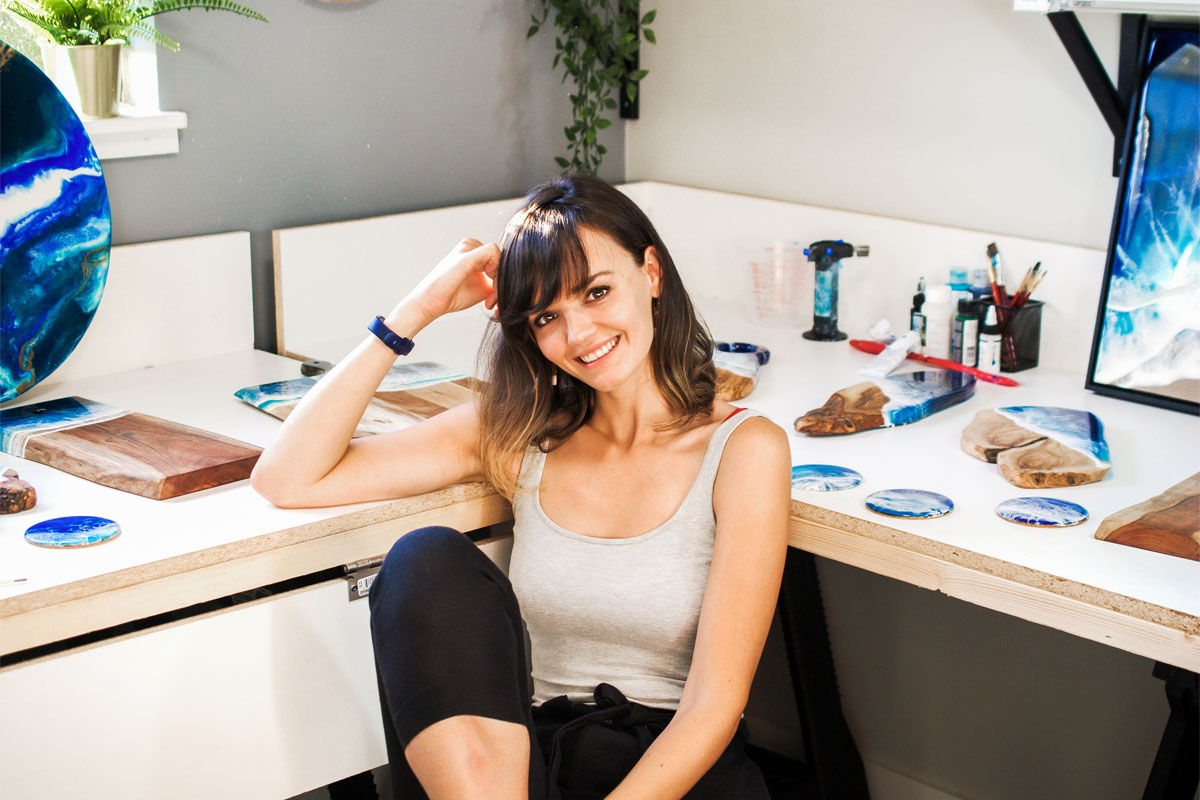 Voss Babe Female Entrepreneur Series - Rachel Piluso, Owner of Arteak Design